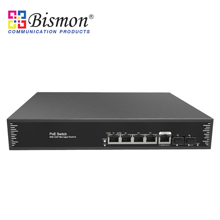 4-10-100-1000M-RJ45-ports-and-2-100-1000M-SFP-fiber-L2-managed-PoE-switch